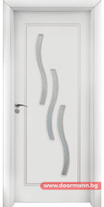 Интериорна врата серия Стандарт, модел 014 W, цвят Бял