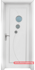 Интериорна врата серия Стандарт, модел 017 W, цвят Бял