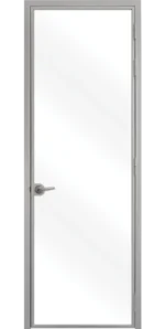 Стъклена врата Lusso L0, Сив мат