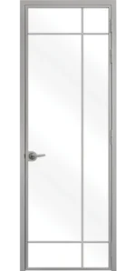 Стъклена врата Lusso L8, Сив мат
