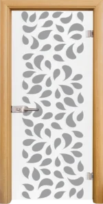Стъклена Врата Standart Print G 13-1 Светъл Дъб