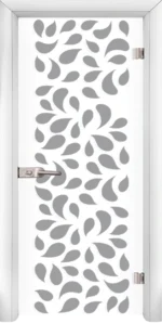 Стъклена Врата Standart Print G 13-1 Бял