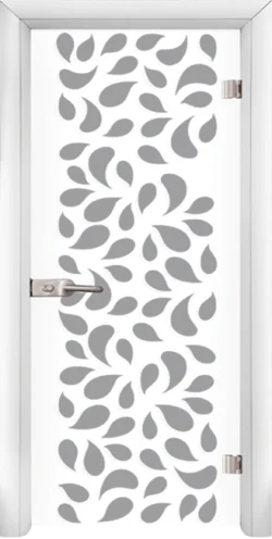 Стъклена Врата Standart Print G 13-1 Бял