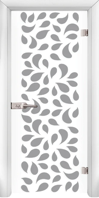 Стъклена Врата Standart Print G 13-1 Бял