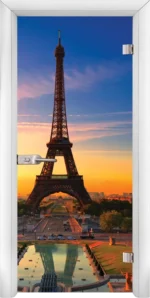 Стъклена Врата Standart Print G 13-12 Бял