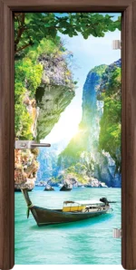 Стъклена Врата Standart Print G 13-15 Орех