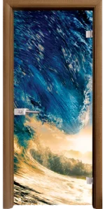 Стъклена Врата Standart Print G 13-19 Златен Дъб