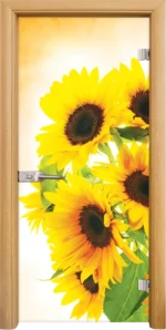 Стъклена Врата Standart Print G 13-4 Светъл Дъб