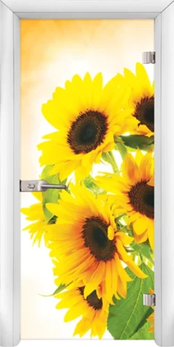 Стъклена Врата Standart Print G 13-4 Бял