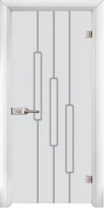 Стъклена Врата Standart Sand G 14-11 Бял