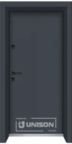 Входна врата Unison Optima Clima Basic Антрацит